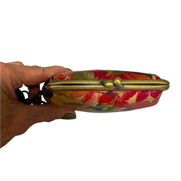 NWOT! Patricia Nash Borse Kisslock Coin Purse/Keyring - Picture 3 of 6